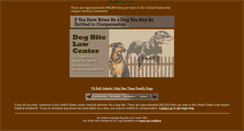 Desktop Screenshot of dog-bite-law-center.com